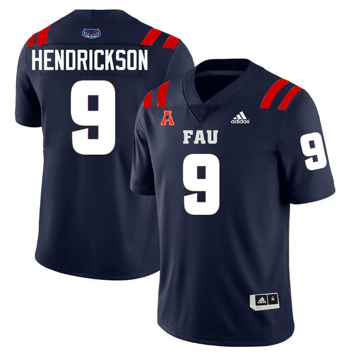 Trey Hendrickson FAU Jersey,Florida Atlantic Owls Football Jersey,Uniforms,Gears-Navy